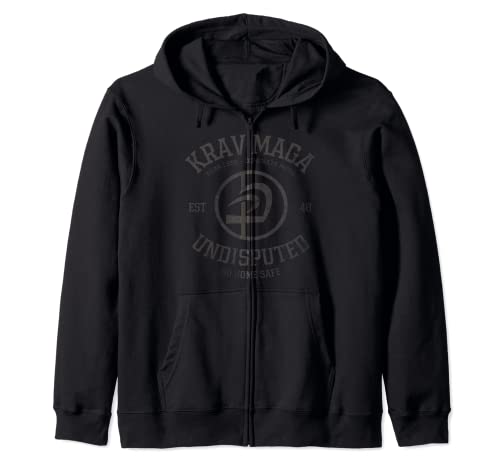 Krav Maga Unumstrittene urbane Kleidung für Krav Damen und Herren Kapuzenjacke Krav Maga Unumstrittene urbane Kleidung für Krav Damen und Herren Kapuzenjacke von Krav Maga Apparel