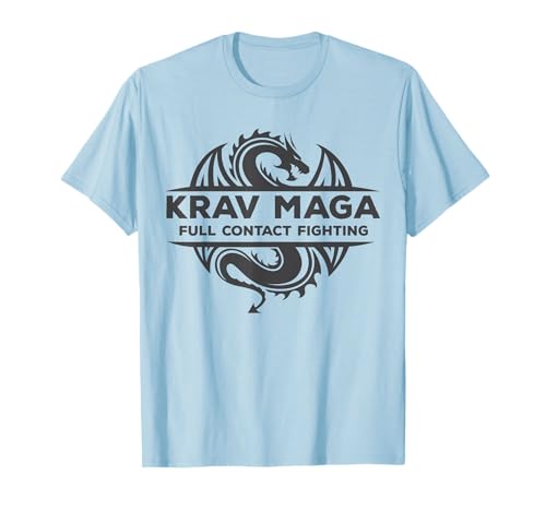 Krav Maga Culture 1 T-Shirt für Kampfsport-Interessierte, Unisex-Erwachsene und Kinder, Blau, S, Halbarm, Klassische Passform Krav Maga Culture 1 T-Shirt für Kampfsport-Interessierte, Unisex-Erwachsene und Kinder, Blau, S, Halbarm, Klassische Passform von Krav Maga Culture 1