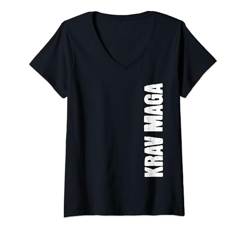 Damen Krav Maga Ausrüstung Krav Maga Ausrüstung MMA-Artikel Krav Maga T-Shirt mit V-Ausschnitt Damen Krav Maga Ausrüstung Krav Maga Ausrüstung MMA-Artikel Krav Maga T-Shirt mit V-Ausschnitt von Krav Maga Gifts
