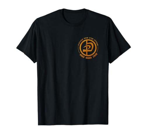 Krav Maga In Hebräischen Buchstaben Logo T-Shirt für Damen & Herren T-Shirt von Krav Maga Israeli Martial Art Combat T Shirt Co.