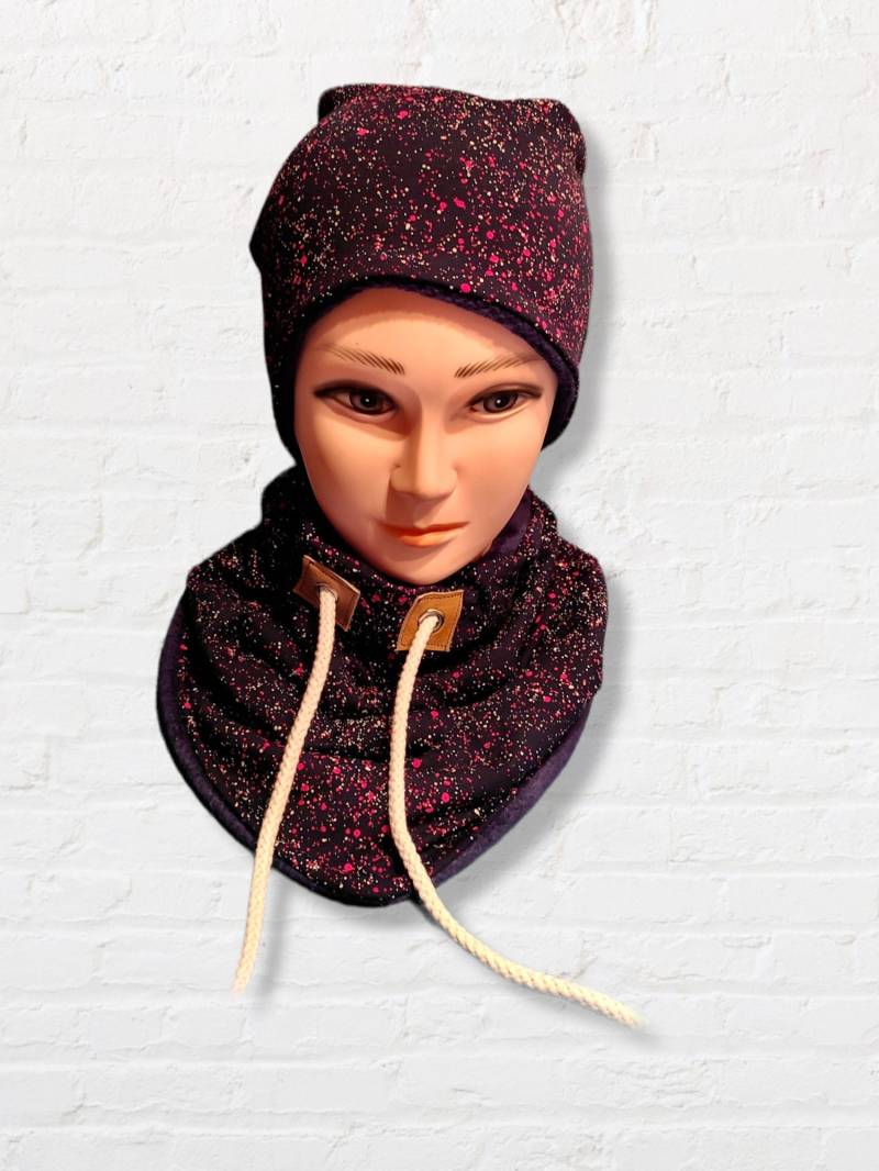 Beanie Und Loop Set, Dreieckloop, Mütze Schalset Für Kinder Erwachsene von KrawallschachtelShop