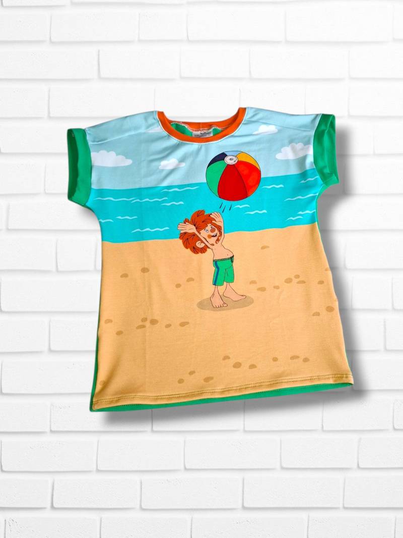 Pumuckl Am Strand T - Shirt Gr. 134 Sofortkauf von KrawallschachtelShop
