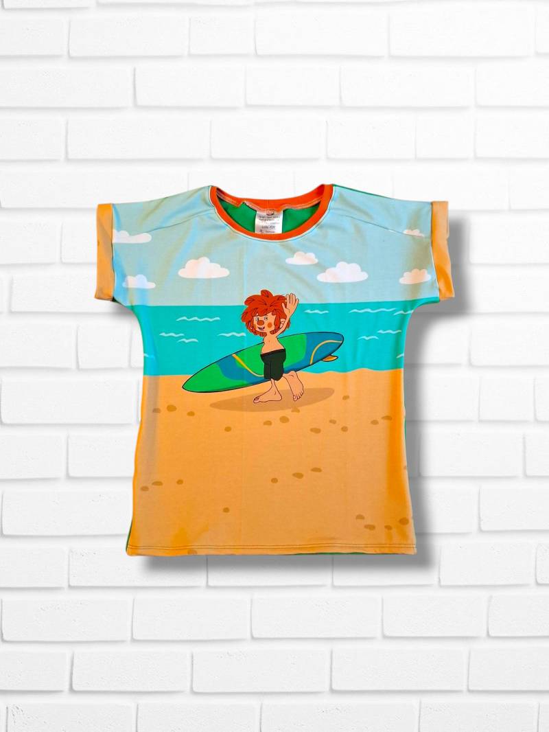 Pumuckl Mit Surfbrett T - Shirt Gr. 134 Sofortkauf von KrawallschachtelShop
