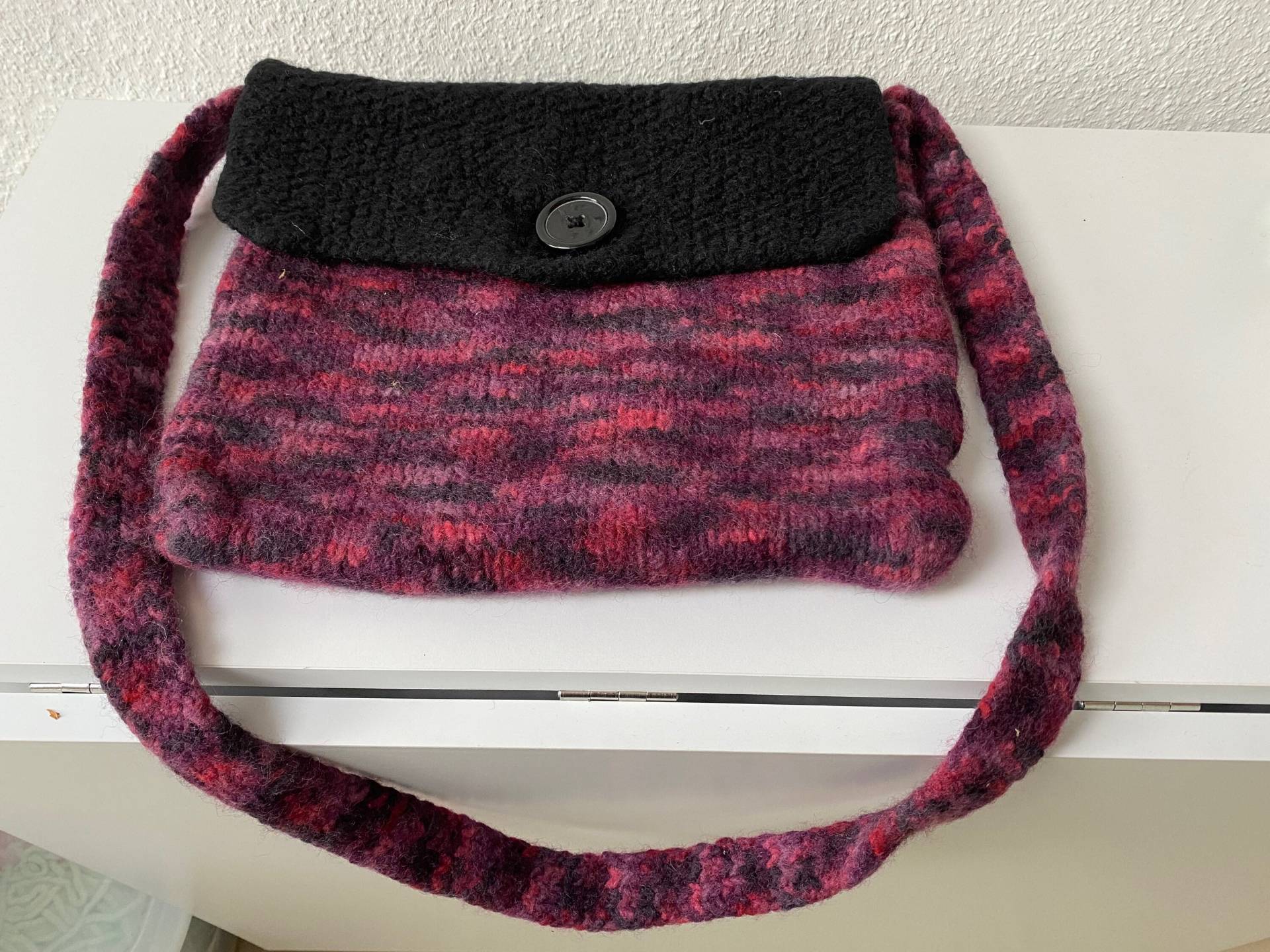 Filztasche Umhängetasche Filztasche Umhängetasche von KreaflorShop