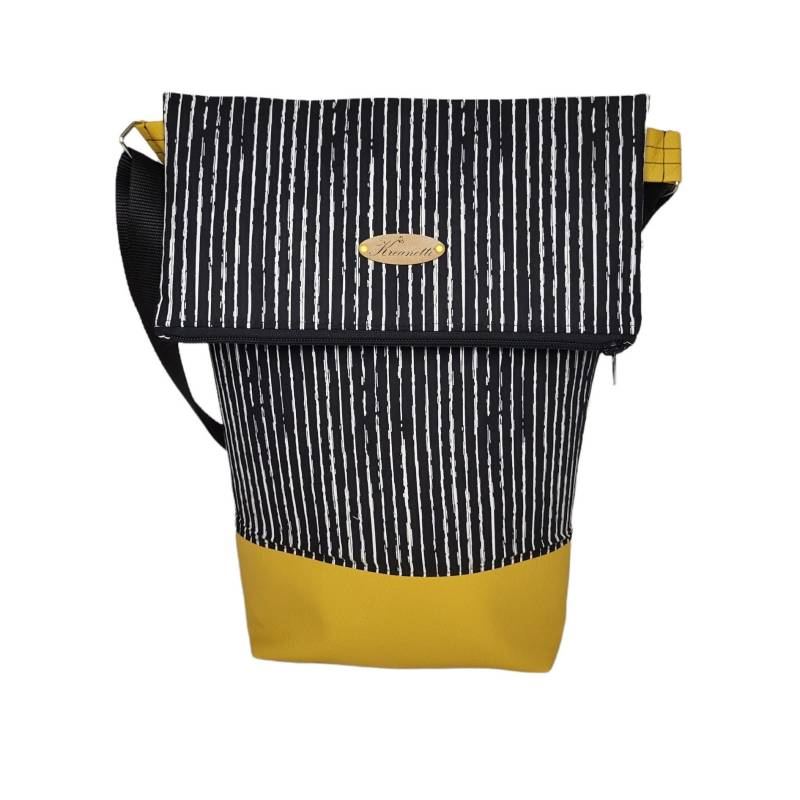 Umhängetasche - Schultertasche Handtasche Damen | Foldover von Kreanetti