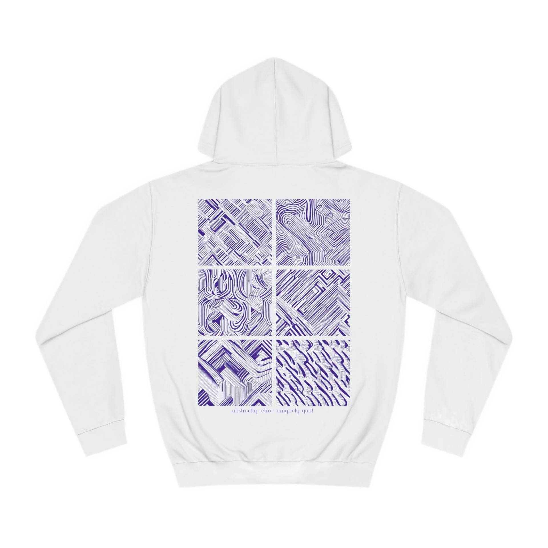 Unisex College Hoodie - Abstrakt Retro Abstractly Retro, Uniquely You Unisex College Hoodie - Abstrakt Retro Abstractly Retro, Uniquely You von KreationAG