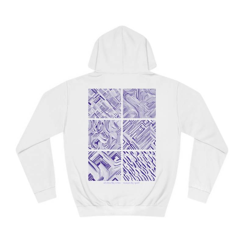 Unisex College Hoodie - Abstrakt Retro Abstractly Retro, Uniquely You Unisex College Hoodie - Abstrakt Retro Abstractly Retro, Uniquely You von KreationAG