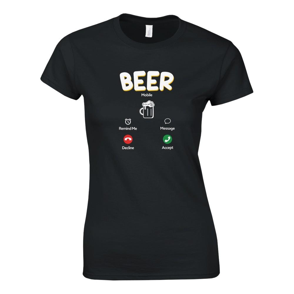 Geschenk T-Shirt Frauentag Shirt Für Mama Freundin Geburtstag Mutter Partner Bier Liebhaber Bierliebhaber Witzig Humor von KreationenKrause