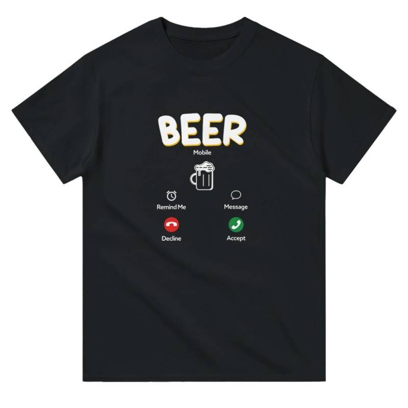 Geschenk T-Shirt Vatertag Shirt Für Papa Freund Geburtstag Vater Partner Bier Liebhaber Bierliebhaber Witzig Humor von KreationenKrause