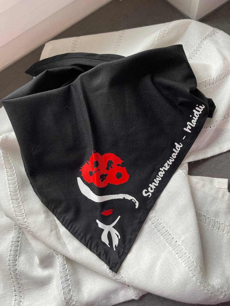 Schwarzwald - Mädel Halstuch Bandana Black Forest Schwarzwald - Mädel Halstuch Bandana Black Forest von KreativFaSzINAtion