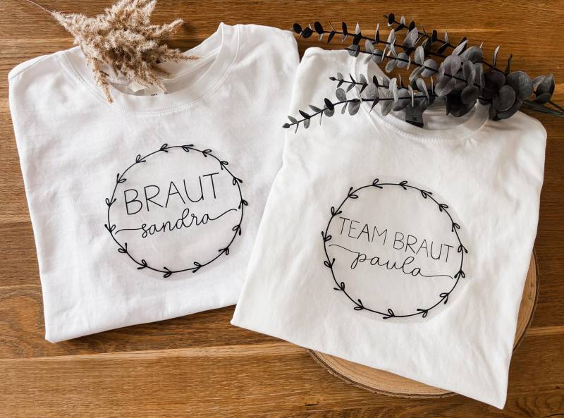 Bügelbild, Braut, Bride, Jga von KreativHerzchenShop