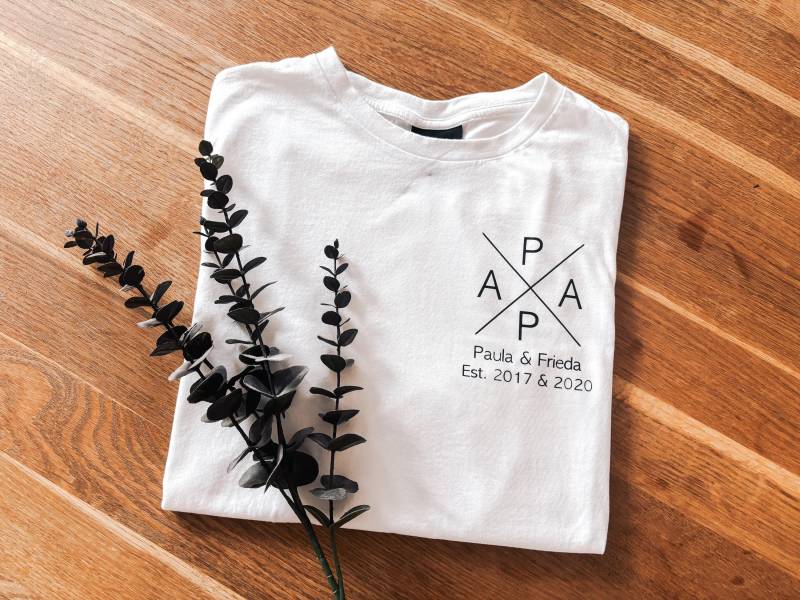 Bügelbild | Mama Papa Personalisiert von KreativHerzchenShop