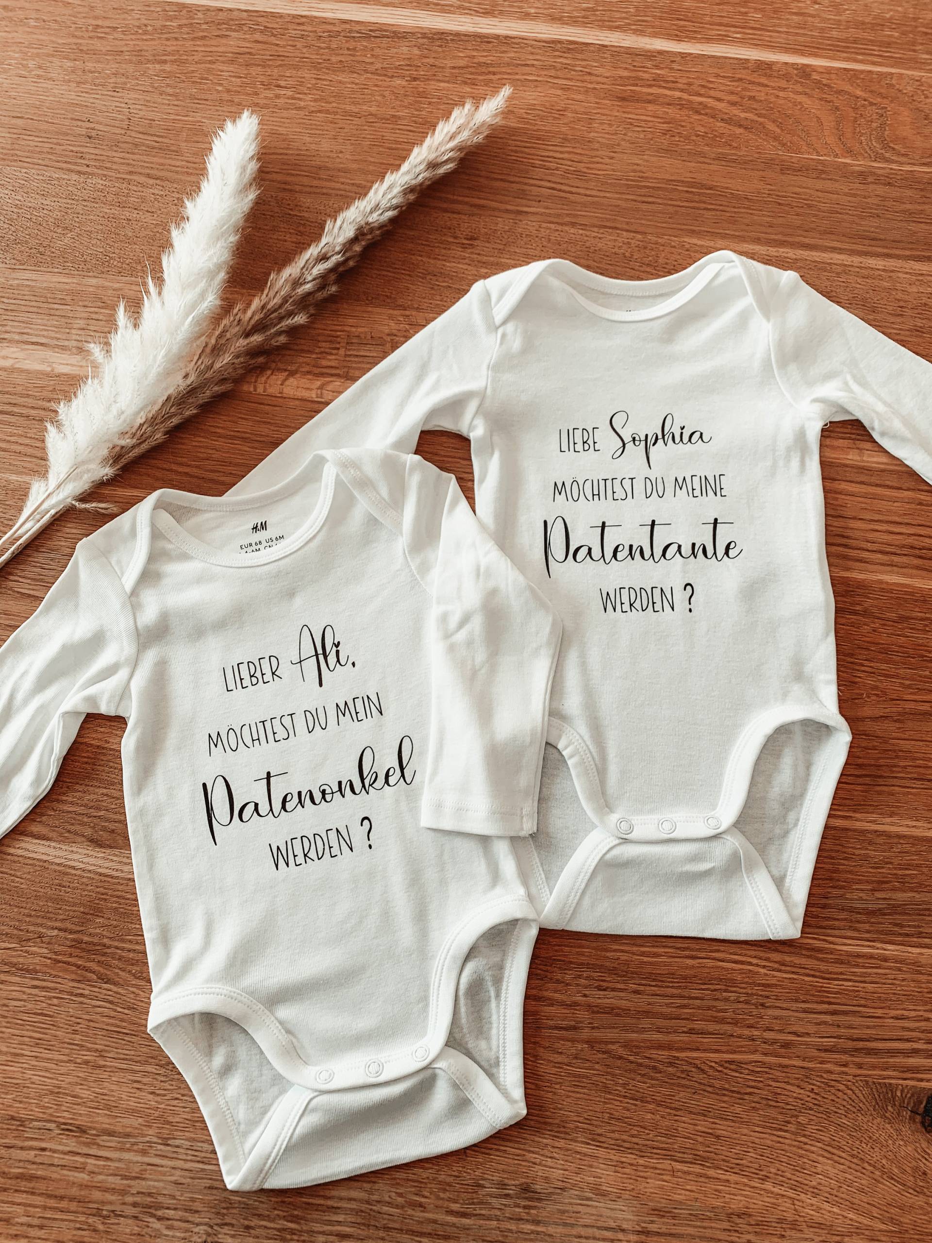 Bügelbild Patentante Patenonkel Personalisiert von KreativHerzchenShop