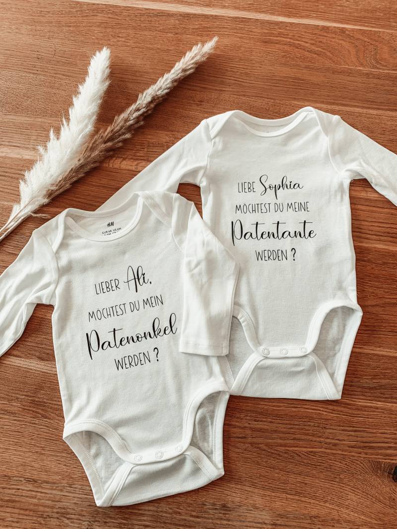 Bügelbild Patentante Patenonkel Personalisiert von KreativHerzchenShop