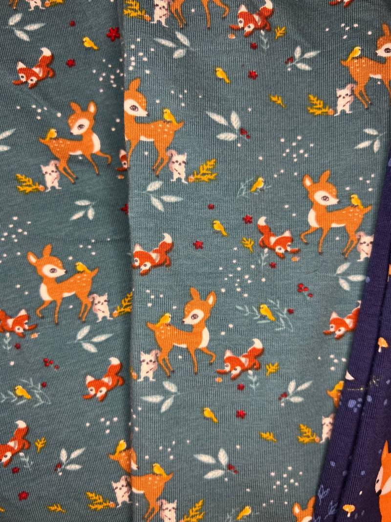 Leggins Mädchen „Rehe" von KreativLoewin