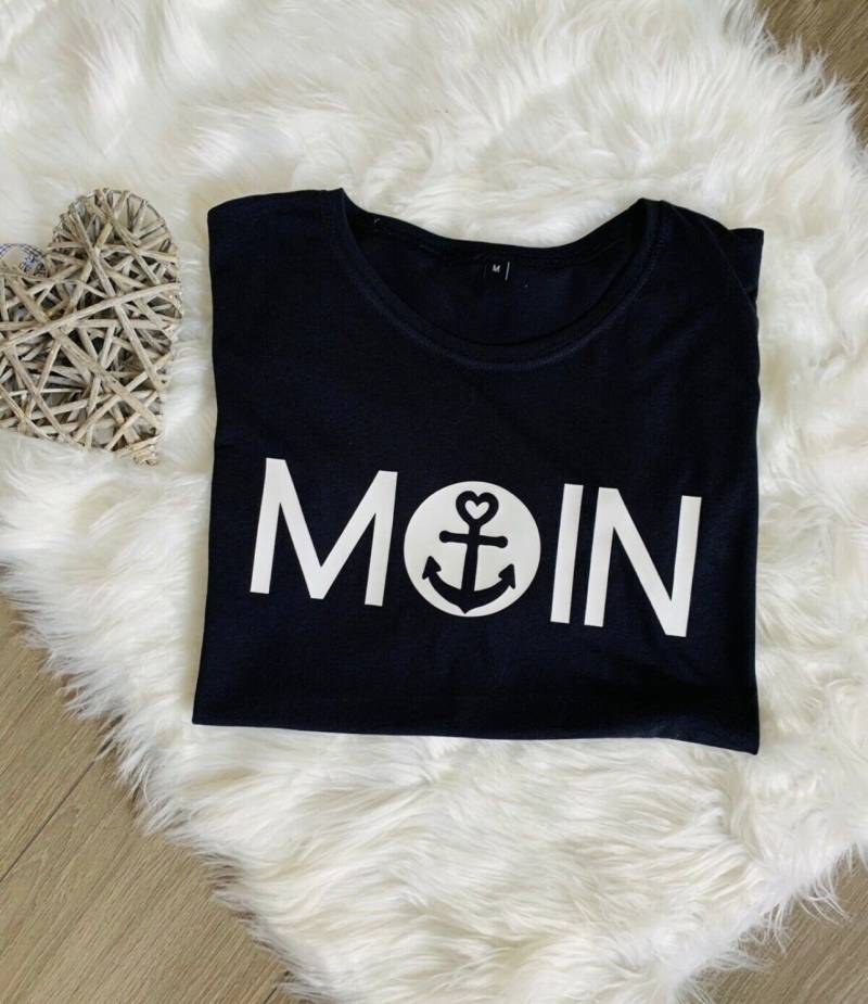 Moin Damenshirt/ T-Shirt Maritim von KreativLoewin
