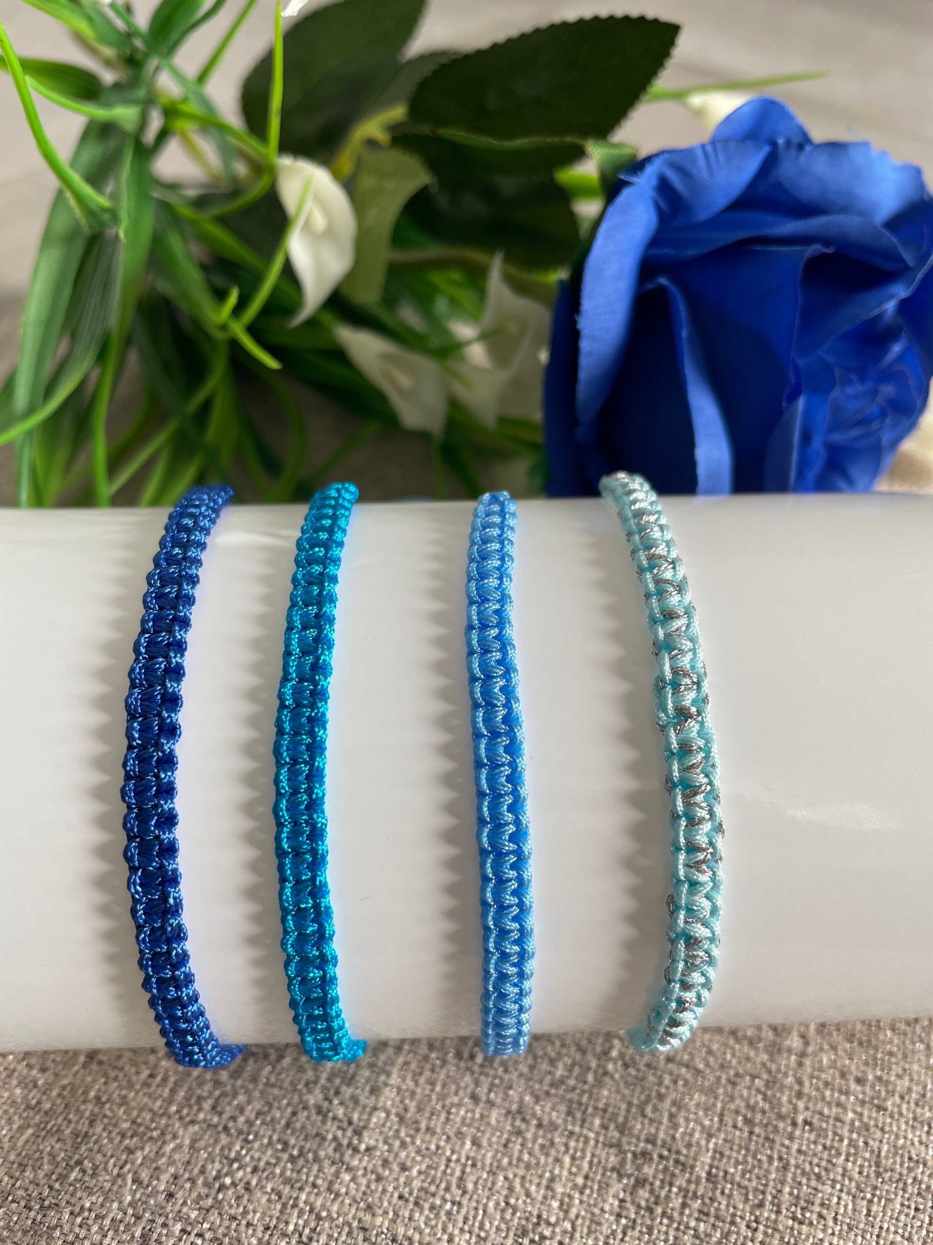 Makramee Armbänder-Freundschaftsbänder-Diamant Makramee Armbänder-Freundschaftsbänder-Diamant von KreativSchmuckShop