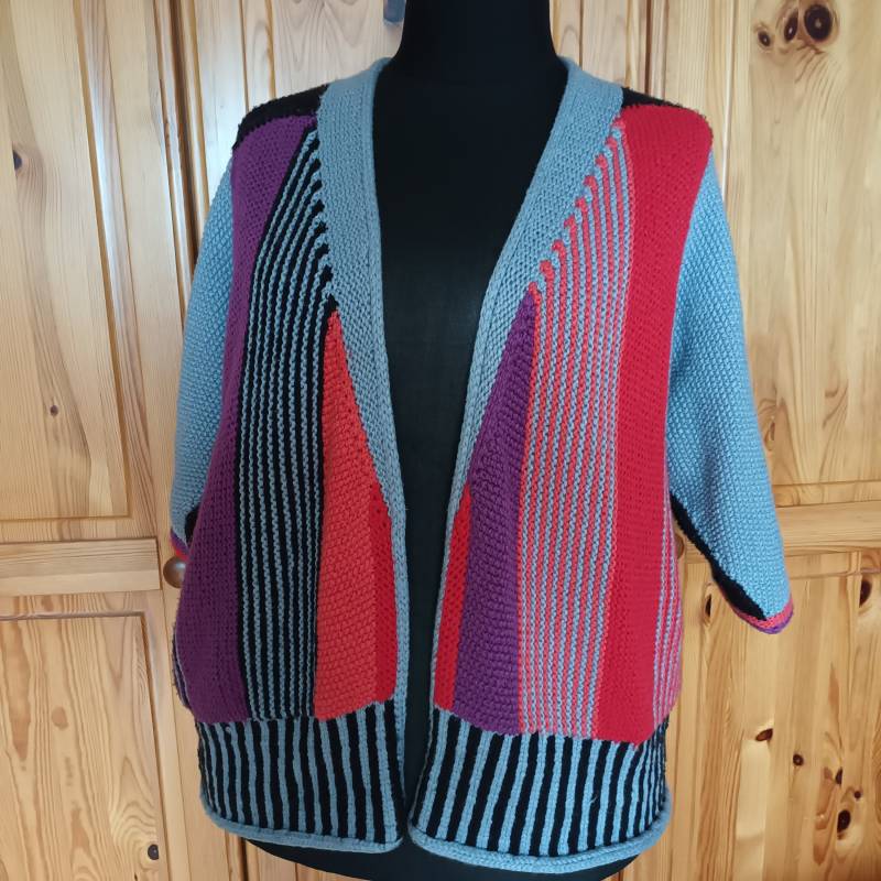 Unikat Jacke Handgestrickt - Seide/Cotton Unikat Jacke Handgestrickt - Seide/Cotton von KreativStrickerei