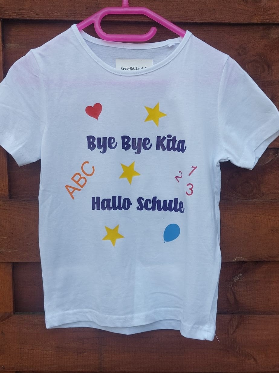 Bye Kita Shirt, Für Abschluss, in Verschiedenen Größen Und Farben von KreativTeufel