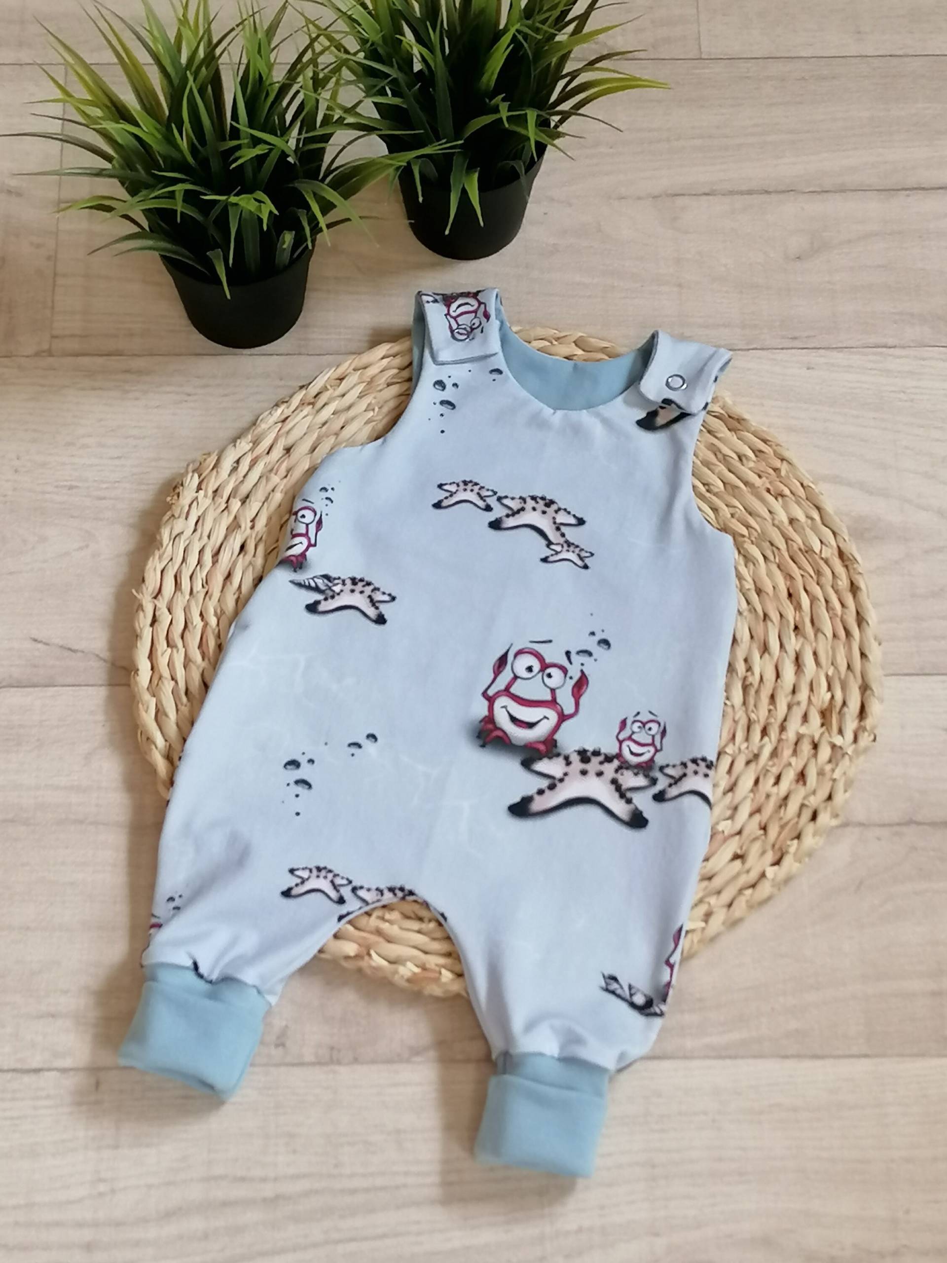 Handmade Babystrampler - Karl Die Krabbe Größe 56/68 von KreativWeltChrissi