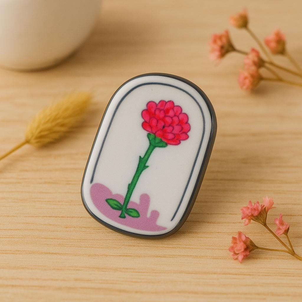 Pin "Kleine Rose" Pin "Kleine Rose" von Kreativbastelstube