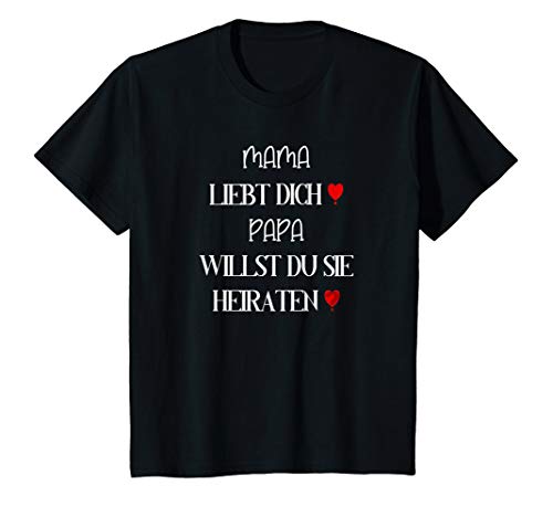 Kinder Willst du meine Mama heiraten Heiratsantrag T-Shirt Kinder Willst du meine Mama heiraten Heiratsantrag T-Shirt von Kreative Hochzeitsantrags Ideen