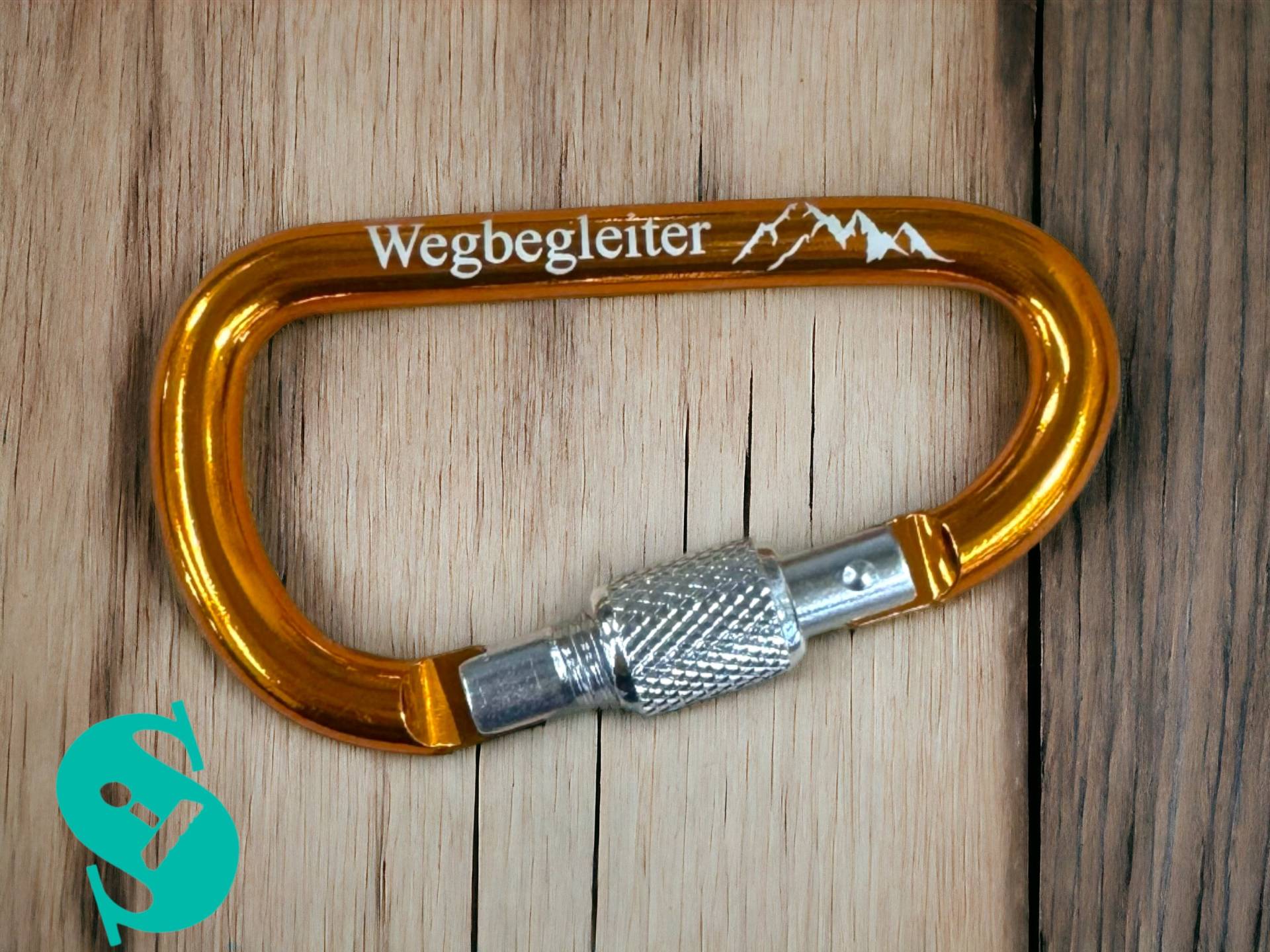Karabiner Mit Schraube in Gold von KreativeLaserbude