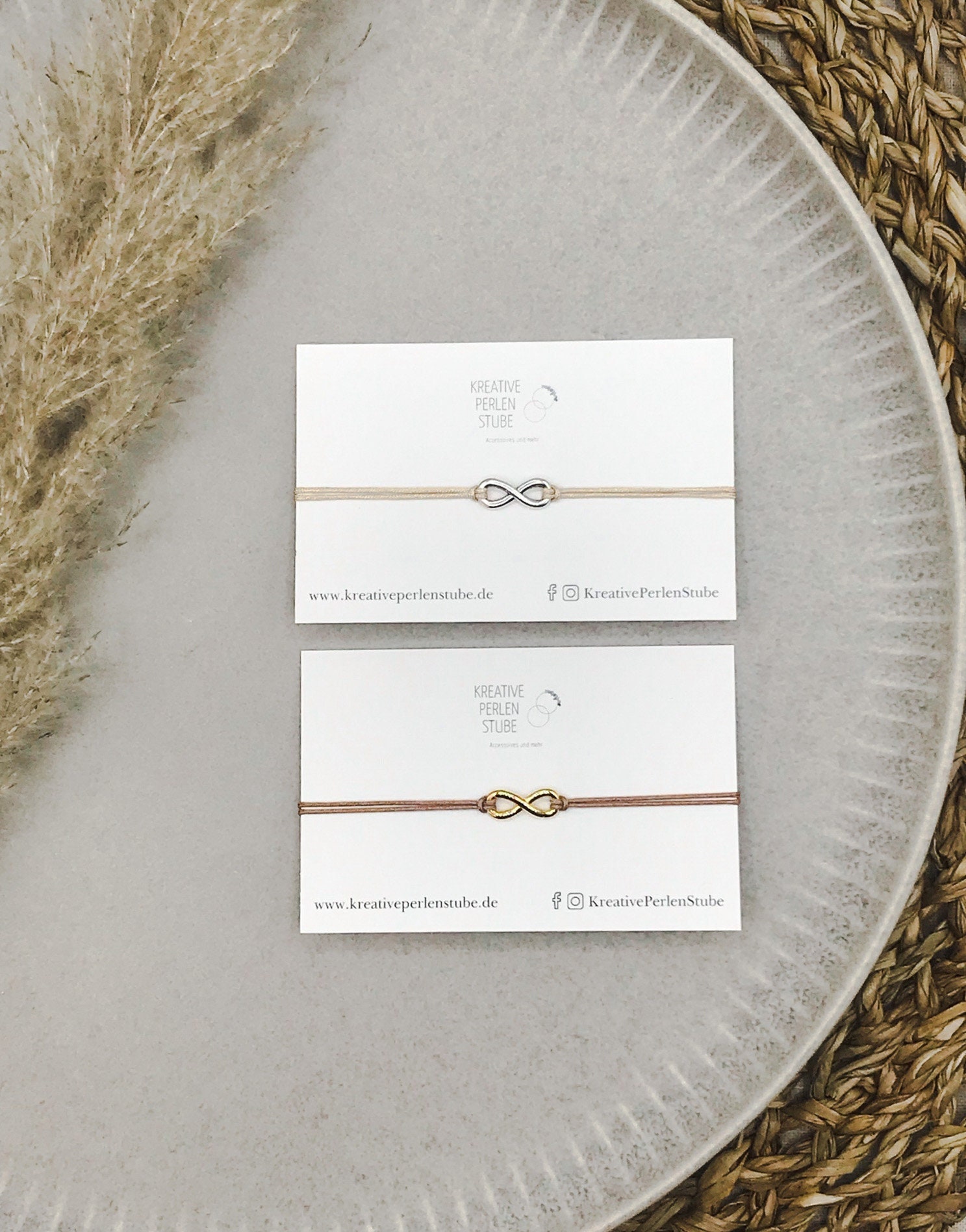 Filigranes Armband Makramee Mit Verbinder Infinity Unendlichkeit Versilbert Vergoldet Freundschaftsarmbänder Zartes Mehrere Farben Filigranes Armband Makramee Mit Verbinder Infinity Unendlichkeit Versilbert Vergoldet Freundschaftsarmbänder Zartes Mehrere Farben von KreativePerlenStube