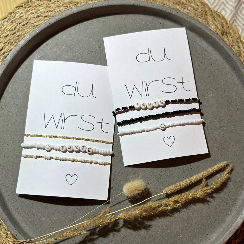 Armband "Du Wirst Tante" Armband "Du Wirst Tante" von KreativesLiebes