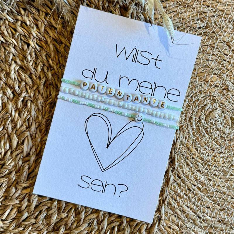 Armband "Patentante" von KreativesLiebes