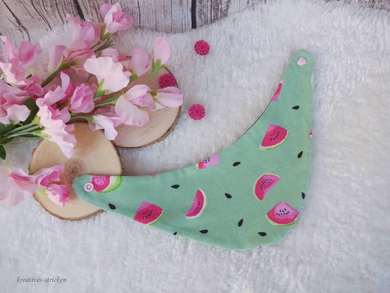 Gr. 0-6 Monate Genähtes Babyhalstuch, Halstuch Baby von KreativesStricken