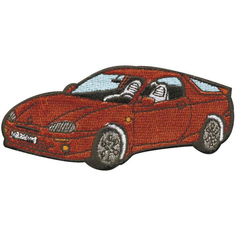 Aufnäher Applikation Auto - Pkw Sportwagen Oldtimer Gr. Ca. 10 X 5 cm 04155 von Kreativhaeuschen