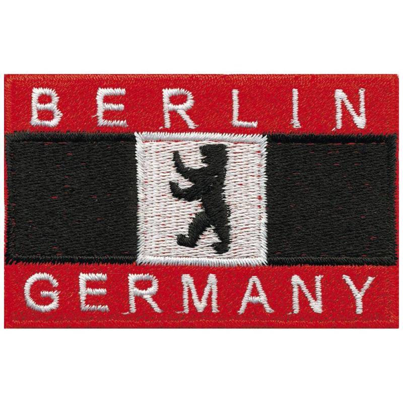 Aufnäher Applikation - Berlin Germany Gr. Ca. 8 X 5 cm 00486 von Kreativhaeuschen