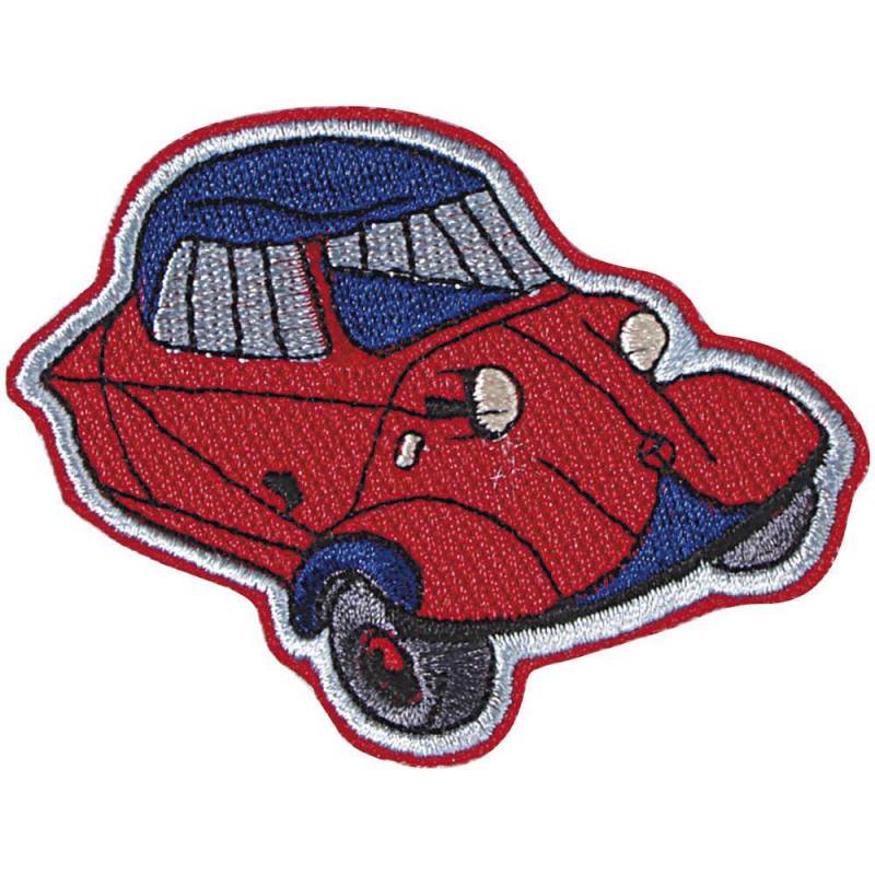 Aufnäher Applikation Patch Auto - Roter Oldtimer Ellenator Gr. Ca 8x 6 cm 04488 von Kreativhaeuschen