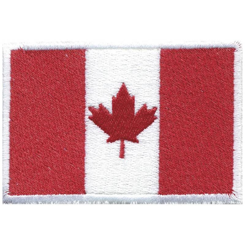 Aufnäher Applikation Patch - Kanada Flagge Gr. Ca. 8 X 5 cm 21454 von Kreativhaeuschen