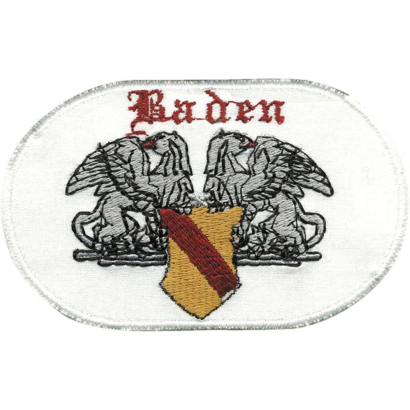 Aufnäher Applikation Patches - Baden Wappen Abzeichen Emblem 04621 Gr. Ca. 8 X 4 cm von Kreativhaeuschen