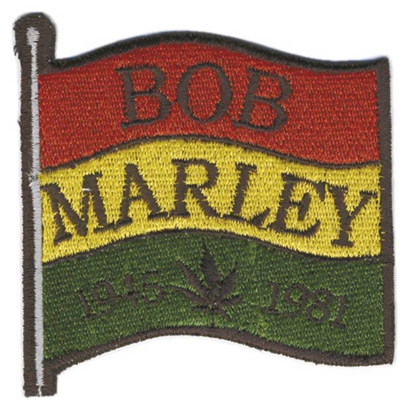 Aufnäher Applikation Patches - Bob Marley Gr. Ca. 7 X cm 04720 von Kreativhaeuschen