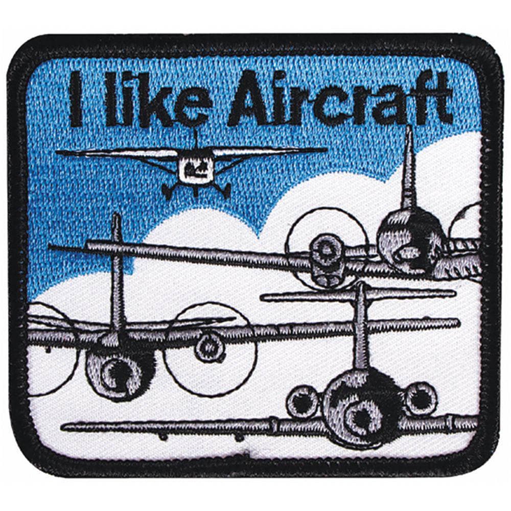 Aufnäher Applikation Patches - Luftfahrt Flugzeug I Like Aircraft Gr. Ca. 8 X 7, 5 cm 04569 von Kreativhaeuschen