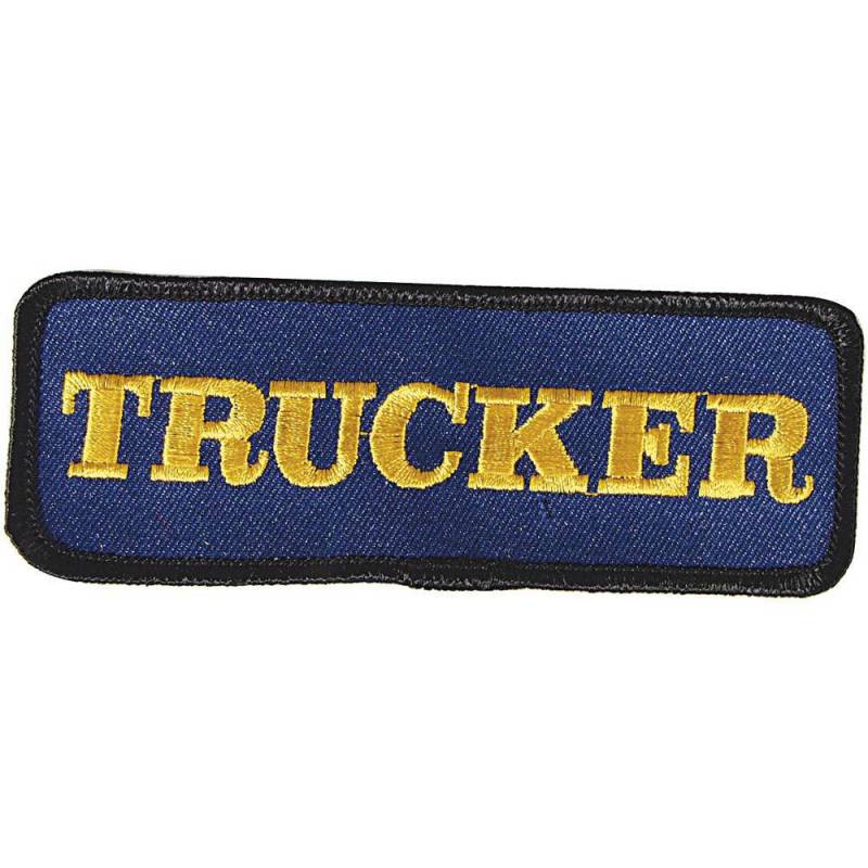Aufnäher Applikation Patches - Trucker Gr. Ca. 11 X 3cm 04290 von Kreativhaeuschen