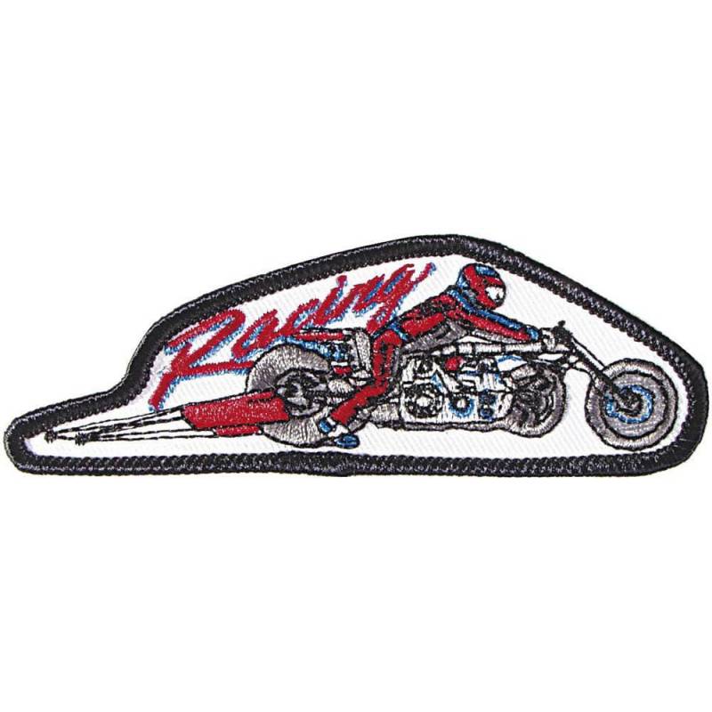 Aufnäher Applikation - Racing Motorrad Gr. Ca. 10, 5 X 4, 5 cm 04692 von Kreativhaeuschen