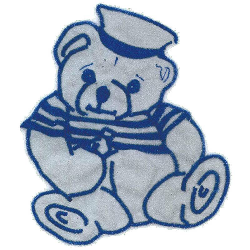 Aufnäher Applikation Reflektierend - Teddy Bär Gr. Ca. 9 X 7 cm 00918 von Kreativhaeuschen