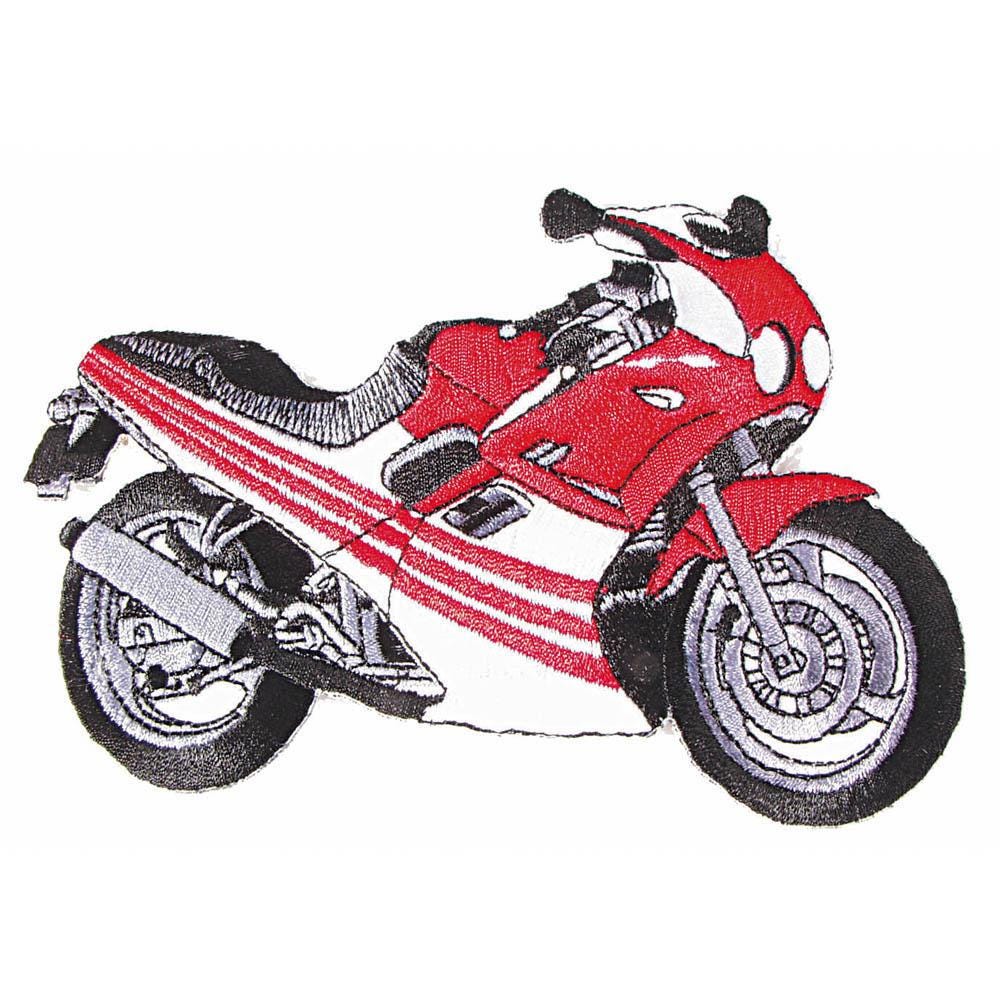 Aufnäher Applikation - Rotes Motorrad Bike Gr. Ca. 16 X 4 cm 08504 Aufnäher Applikation - Rotes Motorrad Bike Gr. Ca. 16 X 4 cm 08504 von Kreativhaeuschen