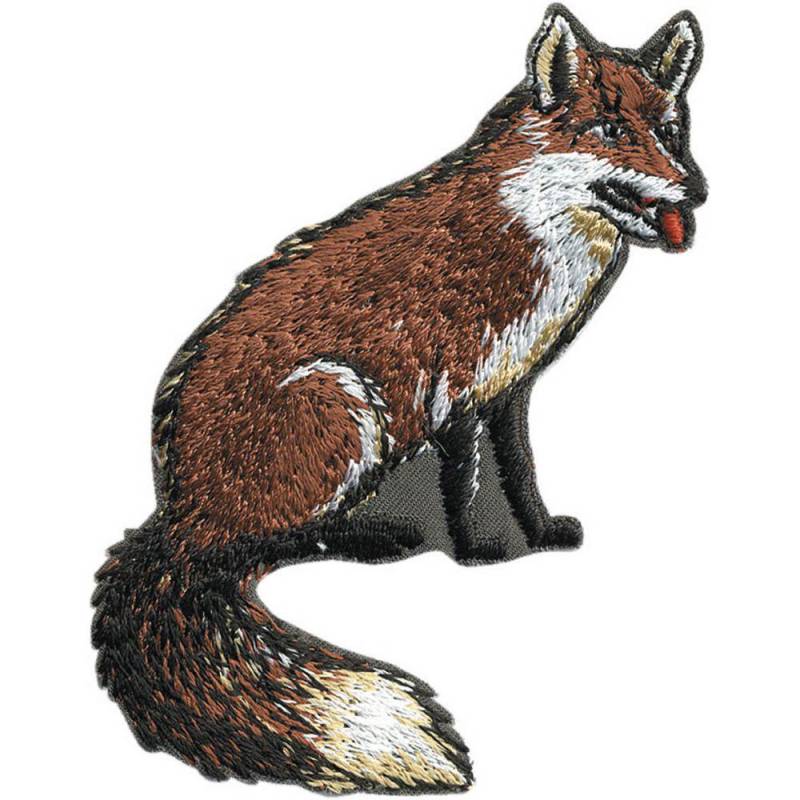 Aufnäher Applikation - Sitzender Fuchs Gr. 5 X 7, 5 cm 04034 von Kreativhaeuschen
