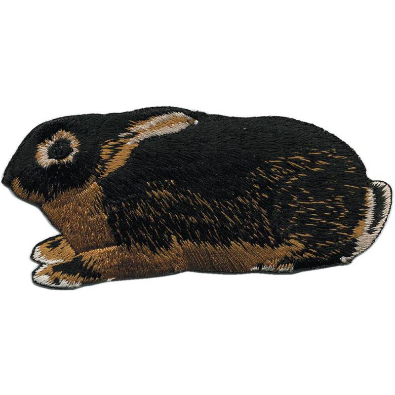 Aufnäher Patches Applikation - Hase Kaninchen Gr. Ca. 9 X 4 cm 00961 von Kreativhaeuschen