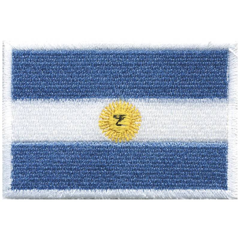 Aufnäher Patches Flagge - Argentinien Gr. Ca. 8x5cm 20442 von Kreativhaeuschen