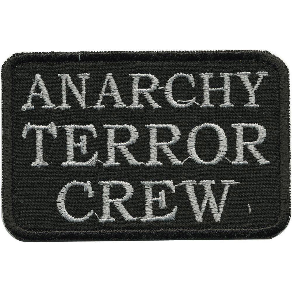 Aufnäher Sprüche - Anarchy Terror Crew Gr. Ca. 8, 5 X 5, 5cm 01952 Aufnäher Sprüche - Anarchy Terror Crew Gr. Ca. 8, 5 X 5, 5cm 01952 von Kreativhaeuschen