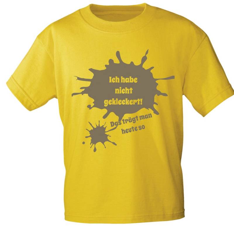 Kinder T-Shirt Mit Aufdruck - Ich Habe Nicht Gekleckert ... 08155 Gelb Gr. 86-164 von Kreativhaeuschen