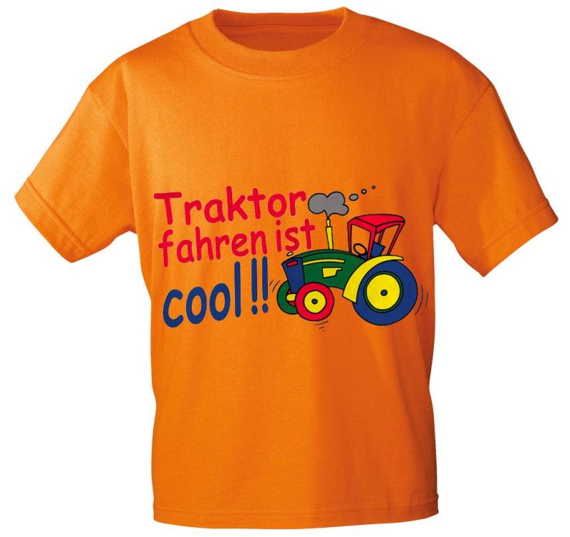 Kinder T-Shirt Mit Aufdruck - Traktor Fahren Ist Cool 08233 Gr. 86-164 in 3 Farben Wählbar von Kreativhaeuschen