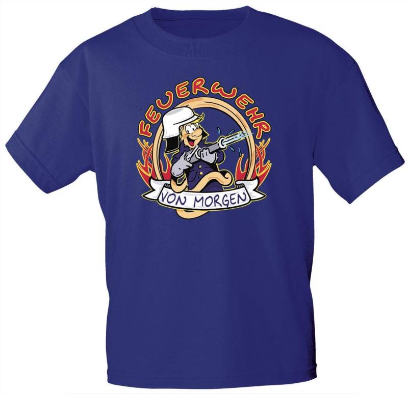 Kinder-T-Shirt Mit Print - Feuerwehr Von Morgen Gr. 86-164 06936 von Kreativhaeuschen