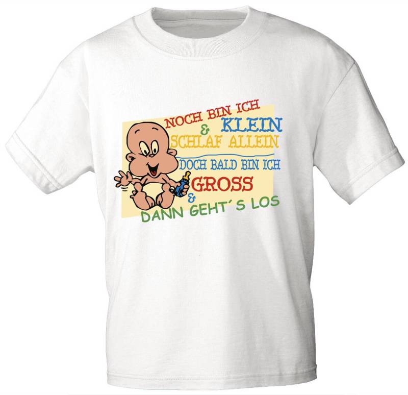 Kinder T-Shirt Mit Print - Noch Bin Ich Klein ... 08212 Weiß Gr. 86-164 von Kreativhaeuschen